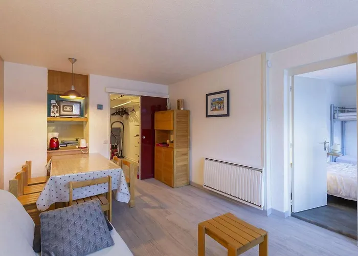 6 Pers, 1 Chambre, Balcons, Plein Centre Station, Proche Pistes - - Fr-1-404-335 شقة